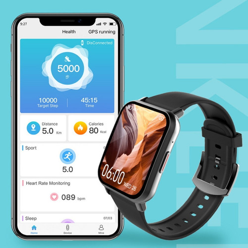 Imagen 9 de 10 de Reloj Smartwatch Llamadas Mensajes Whatsapp Cardio X7