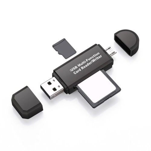 Lector Micro Usb Otg Usb 2.0 De Tarjetas Sd/micro Sd Adaptad