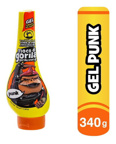 Gel Cabello Moco De Gorila Punk 340 Gr - g a $59