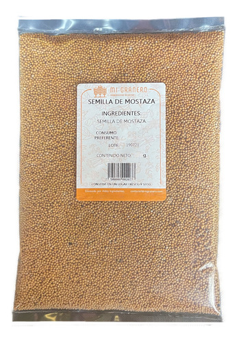 Semilla De Mostaza Amarilla 1 Kilogramo