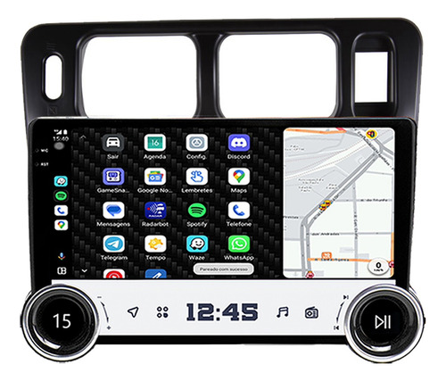 Kit Multimidia Tr4 02/14 10p Knob Android Auto Carplay 64gb