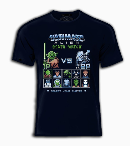 Playera Camiseta Aliens Wars Arcade Retro Maquinita Unisex