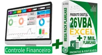 Comprar Planilha Controle Financeiro Excel + 26 Vba Excel