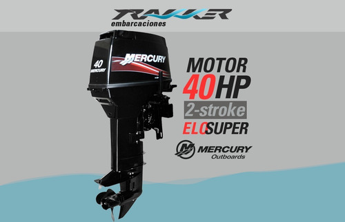 Imagen 1 de 15 de Motor Fuera De Borda Mercury 40 Hp (2 Tiempos)