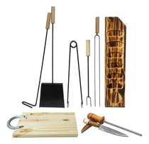 Comprar Set Asador Accesorios Utensilios Parrilla Asado Combo X9