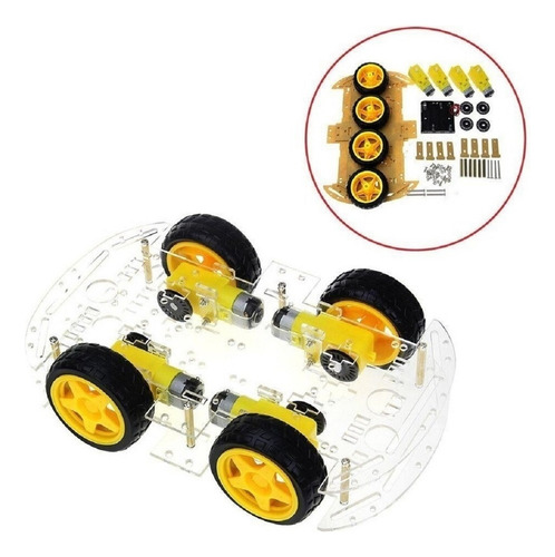 Kit Chasis Carro Robot 4wd