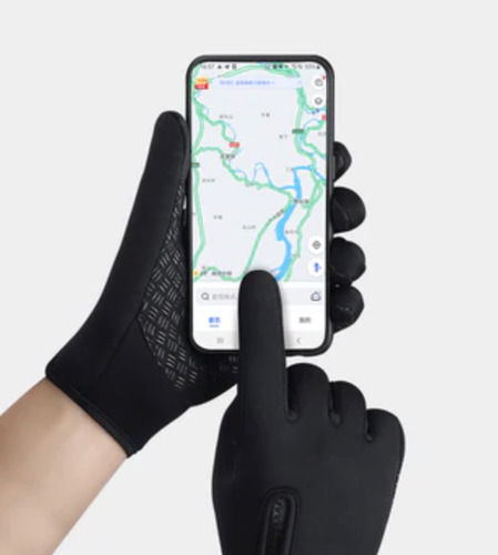 Guantes Termicos Con Dedo Tactil Y Silicona Antideslizante