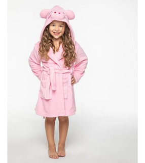 Peppa Pig Bata de baño con capucha 3D para niñas 