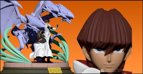 Archivo Stl Impresión 3d - Yu-gi-oh! Seto Kaiba Diorama