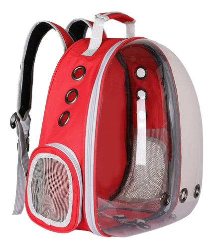 Portu Pets Bolso Morral Rojo Para Gatos Y Perros Pequeños