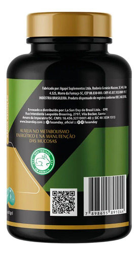 Suplemento Alimentar Biotina 60 Cápsulas Natusday Sem Sabor