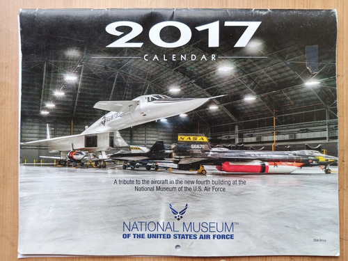 Calendario Aeronáutica 2017 - Aviones Usa