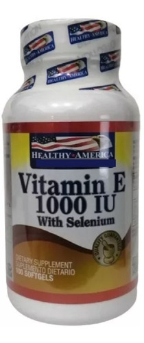 Vitamina E 1000iu Selenio 100un - Unidad a $910