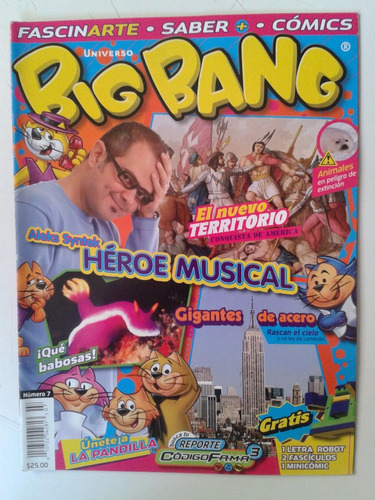 Revista Big Bang 7 Aleks Syntek Heroe Musical Fn4