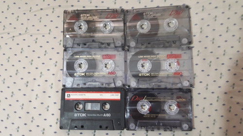 Lote 20 Cassettes Usados Tdk A-60 A-90 D-60 D-90 J-60