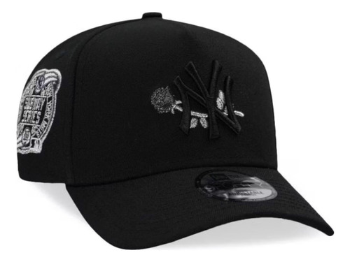 Gorra De Beisbol 9forty Original Ajustable Para Caballero Yankees All Black Ajustable
