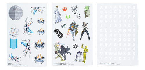 Paladone Star Wars - Botella De Agua Con Pegatinas, Talla Ún