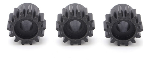 Engranaje De Acero Con Eje De 8 Mm, 3 Piezas, Motor De Piñón