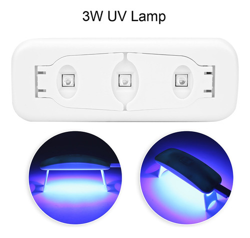 Kit De Lámpara Uv, Resina Epoxi, Colorante, Pigmento, 3 W