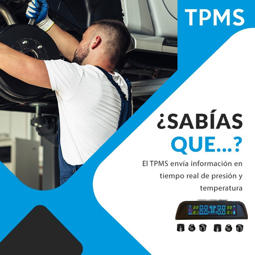 Imagen 6 de 10 de Tpms Sensor De Presión Y Temp. Solar Autos C/sens. Externos