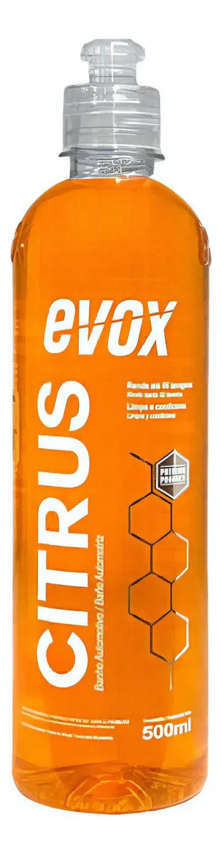 Shampoo Lava Auto Neutro Citrus 500ml Evox Super Concentrado