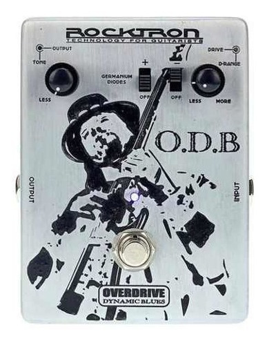 Pedal Para Guitarra Rocktron Odb Overdrive Dynamic Bluests9 Cor Prata