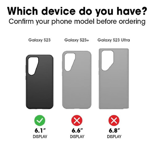 Capa Otterbox Defender Series Para Samsung Galaxy S23 Preta