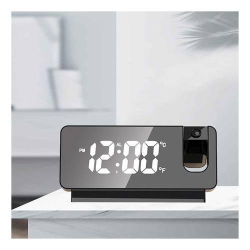 Proyector Led Digital Reloj Despertador Pared Techo Color Fix