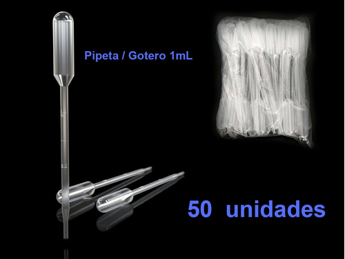 Gotero Pipeta De Plástico 1ml Multiuso