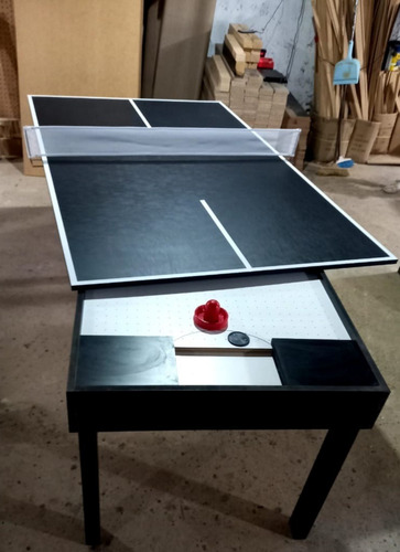 Imagen 3 de 10 de Mesa De Tejo Con Motor Potente +tapa De Pingpong+accesorios!