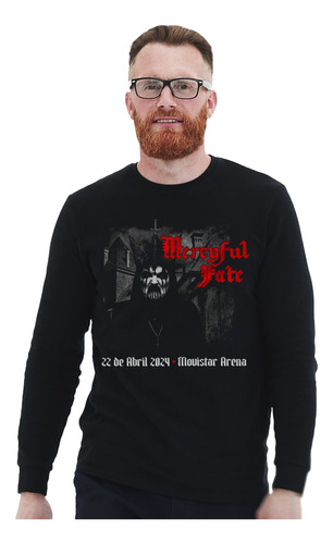 Polera Ml Mercyful Fate Chile 24 Tour Fech Metal Abominatron