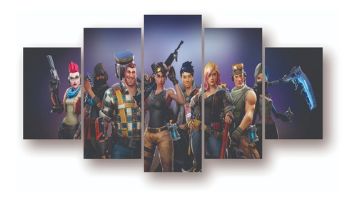 Quadro Decorativo Fortnit Game Jogo Quarto Crianças 