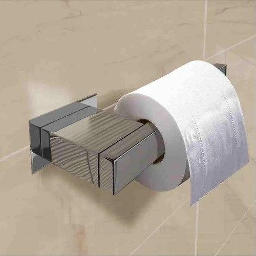 Kit Acessórios Banheiro/lavabo 4 Peças Aço Inox 304 R4dolt