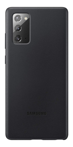 Funda Para Samsung Galaxy Note 20 - Negra De Cuero