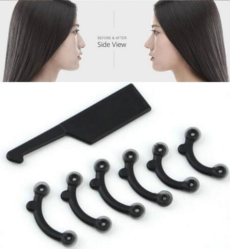 Nariz Respingada Al Toque Nose Up 3d Palitos Silicona 3 Size