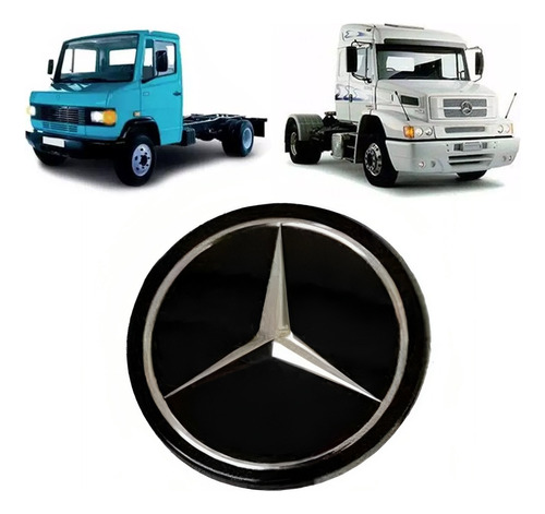 Emblema Volante Pequeno 55mm Mercedes-benz 710 L1418 Ls1935