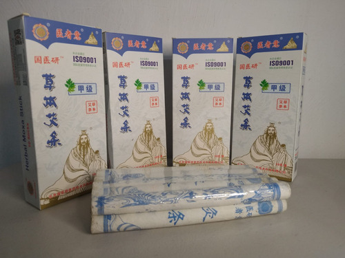 Caja 10 Moxas 3 Años Alta Calidad En Acupuntura Moxibustion