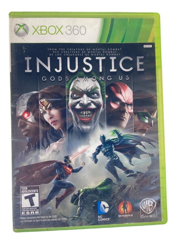 Injustice Gods Among Us Xbox 360 Fisico Original Medio Uso (Reacondicionado)