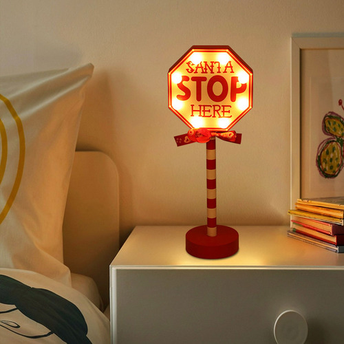 Placa De Rua De Natal Com Luzes Decorativas - Janela De Féri