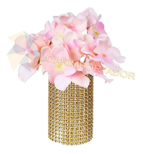 Imagen 5 de 10 de Galon Falso Strass Para Tortas Costura Y Decoraciones +++