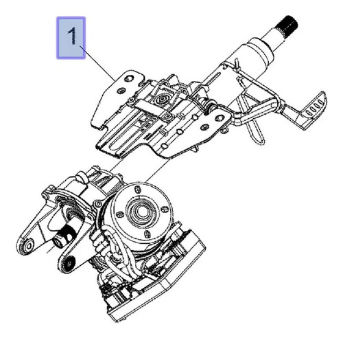 Equema Eletrico Coluna Direçao Gm Onix 1.0 Flex 