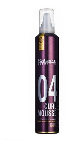 Mousse Curl Foam Salerm 300ml Espuma Rizos Definidos