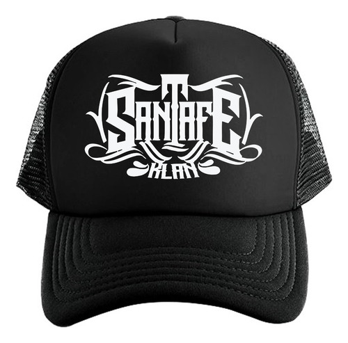 Gorra Black Unisex De Malla Santa Fe Klan Hip Hop