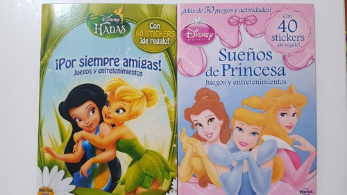 Libro Jiegos Y Actividades Disney Princesas/hadas Campanita