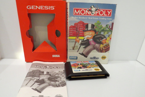 Monopoly Cib Original Sega Genesis Mega Drive