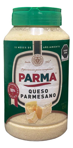 Sazonador Queso Parmesano Molido Parma 454 Gr, 100% Leche