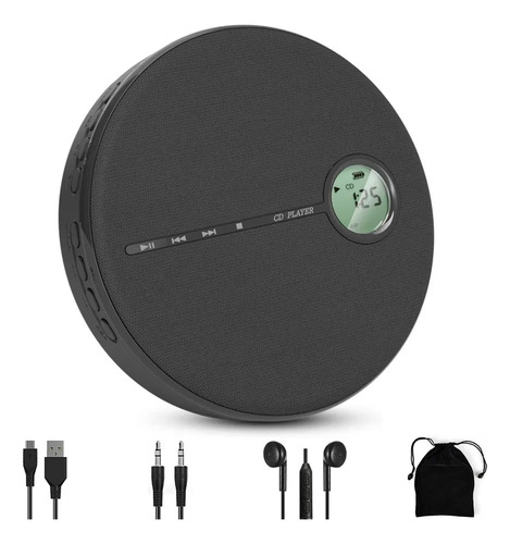 Reproductor De Cd Portátil Recargable Con Bluetooth Z