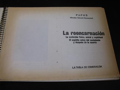 Mercurio Peruano: Material La Reencarnacion  Papus L42