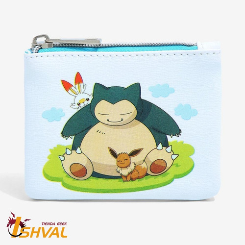 Imagen 2 de 4 de Monedero Pokemon - Snorlax & Friends - Exclusivo Boxlunch