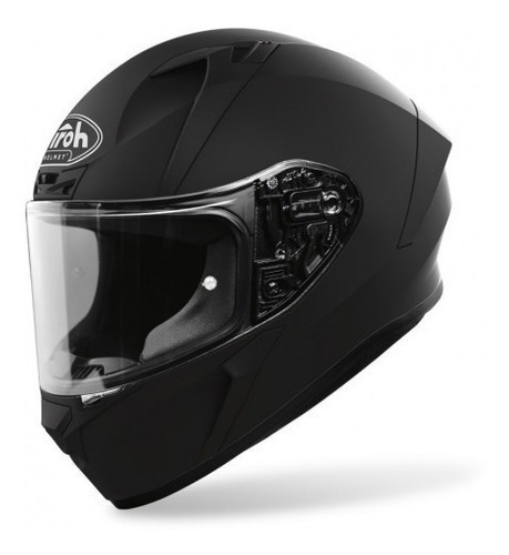 Casco Motos Valor Black Matt Color Negro Mate Airoh Massio Tamaño del casco L